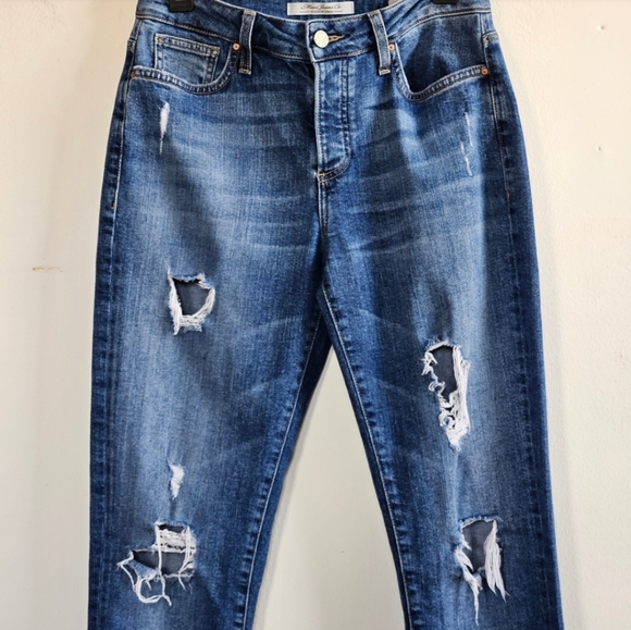 📌54 MAVI DISTRESSED CINDY MOM JEANS WOMEN'S SIZE 8 - Picture 12 of 14